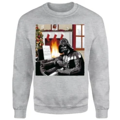 Star Wars Darth Vader Piano Player Grey Christmas Jumper -Christmas Clothes Store 11575146 1384626062687376