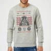 Star Wars Darth Vader Face Knit Grey Christmas Jumper -Christmas Clothes Store 11575206 2494626063921825