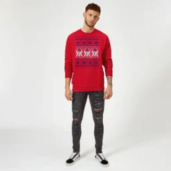 Star Wars R2D2 Christmas Knit Red Christmas Jumper -Christmas Clothes Store 11575434 1264626058085499