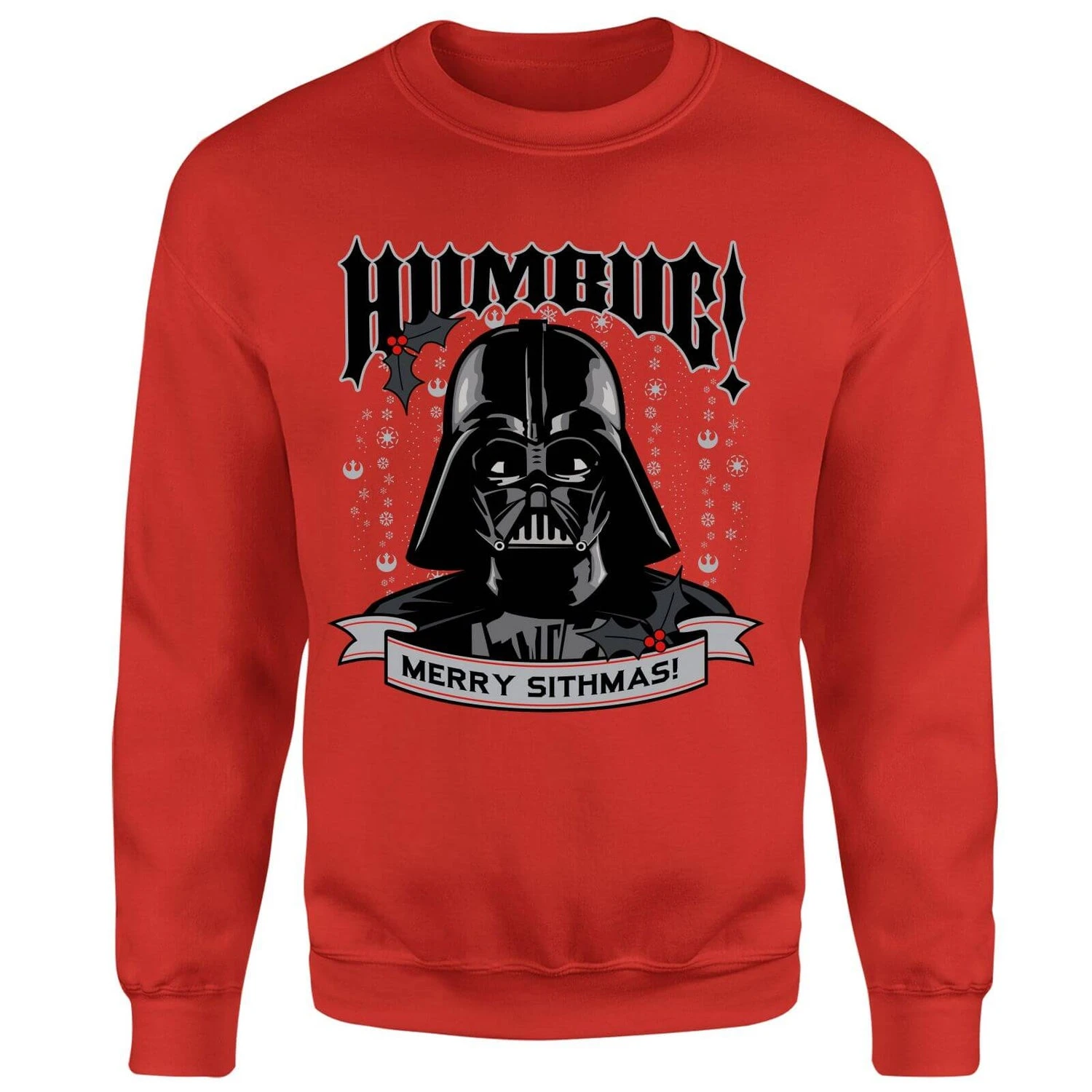 Star Wars Darth Vader Merry Sithmas Red Christmas Jumper 6 Star Wars Darth Vader Merry Sithmas Red Christmas Jumper - Image 4