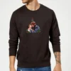 Star Wars Mistletoe Kiss Black Christmas Jumper 2 Star Wars Mistletoe Kiss Black Christmas Jumper -Christmas Clothes Store 11575998 1084626068458362