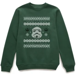 Star Wars Christmas Stormtrooper Knit Green Christmas Jumper