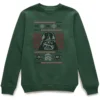 Star Wars Darth Vader Face Knit Green Christmas Jumper -Christmas Clothes Store 11576160 6254906541467869