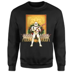 Star Wars Candy Cane Stormtroopers Black Christmas Jumper -Christmas Clothes Store 11576238 1814626070377729