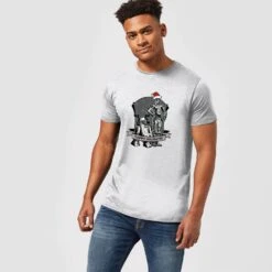 Star Wars Christmas Happy Holidays Droids Grey T-Shirt 11 Star Wars Christmas Happy Holidays Droids Grey T-Shirt -Christmas Clothes Store 11602257 3894626642680022