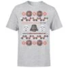 Star Wars Christmas Empire Knit Grey T-Shirt -Christmas Clothes Store 11602287 1494530721345869