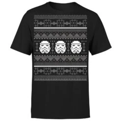Star Wars Christmas Stormtrooper Knit Black T-Shirt 13 Star Wars Christmas Stormtrooper Knit Black T-Shirt -Christmas Clothes Store 11602305 1164626647112519