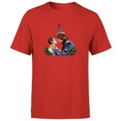 Star Wars Christmas Mistletoe Kiss Red T-Shirt 13 Star Wars Christmas Mistletoe Kiss Red T-Shirt -Christmas Clothes Store 11602347 1054626648030354