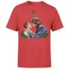 Star Wars Christmas Mistletoe Kiss Red T-Shirt -Christmas Clothes Store 11602347 1164530709527249