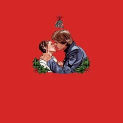 Star Wars Christmas Mistletoe Kiss Red T-Shirt 10 Star Wars Christmas Mistletoe Kiss Red T-Shirt -Christmas Clothes Store 11602347 1864626647865006