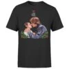 Star Wars Christmas Mistletoe Kiss Black T-Shirt -Christmas Clothes Store 11602365 8654530709723050