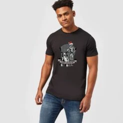 Star Wars Christmas Happy Holidays Droids Black T-Shirt 11 Star Wars Christmas Happy Holidays Droids Black T-Shirt -Christmas Clothes Store 11602389 1024626649372359