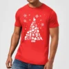 Star Wars Christmas Character Tree Red T-Shirt 1 Star Wars Christmas Character Tree Red T-Shirt -Christmas Clothes Store 11602401 5084626649898700