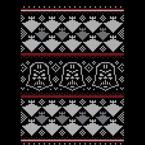 Star Wars Christmas Imperial Darth Vader Black T-Shirt 5 Star Wars Christmas Imperial Darth Vader Black T-Shirt - Image 3