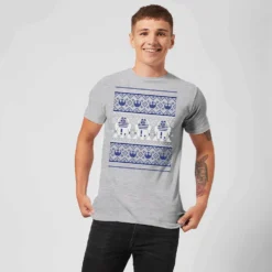 Star Wars Christmas R2D2 Knit Grey T-Shirt 11 Star Wars Christmas R2D2 Knit Grey T-Shirt -Christmas Clothes Store 11602491 1504626637690365