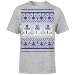 Star Wars Christmas R2D2 Knit Grey T-Shirt 13 Star Wars Christmas R2D2 Knit Grey T-Shirt -Christmas Clothes Store 11602491 1594626638134440