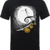 Disney The Nightmare Before Christmas Jack Skellington Pumpkin King Black T-Shirt