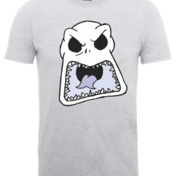 Disney The Nightmare Before Christmas Jack Skellington Angry Face Grey T-Shirt
