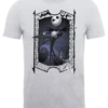 Disney The Nightmare Before Christmas Jack Skellington Zero Pose Grey T-Shirt -Christmas Clothes Store 11654506 8784545454119375