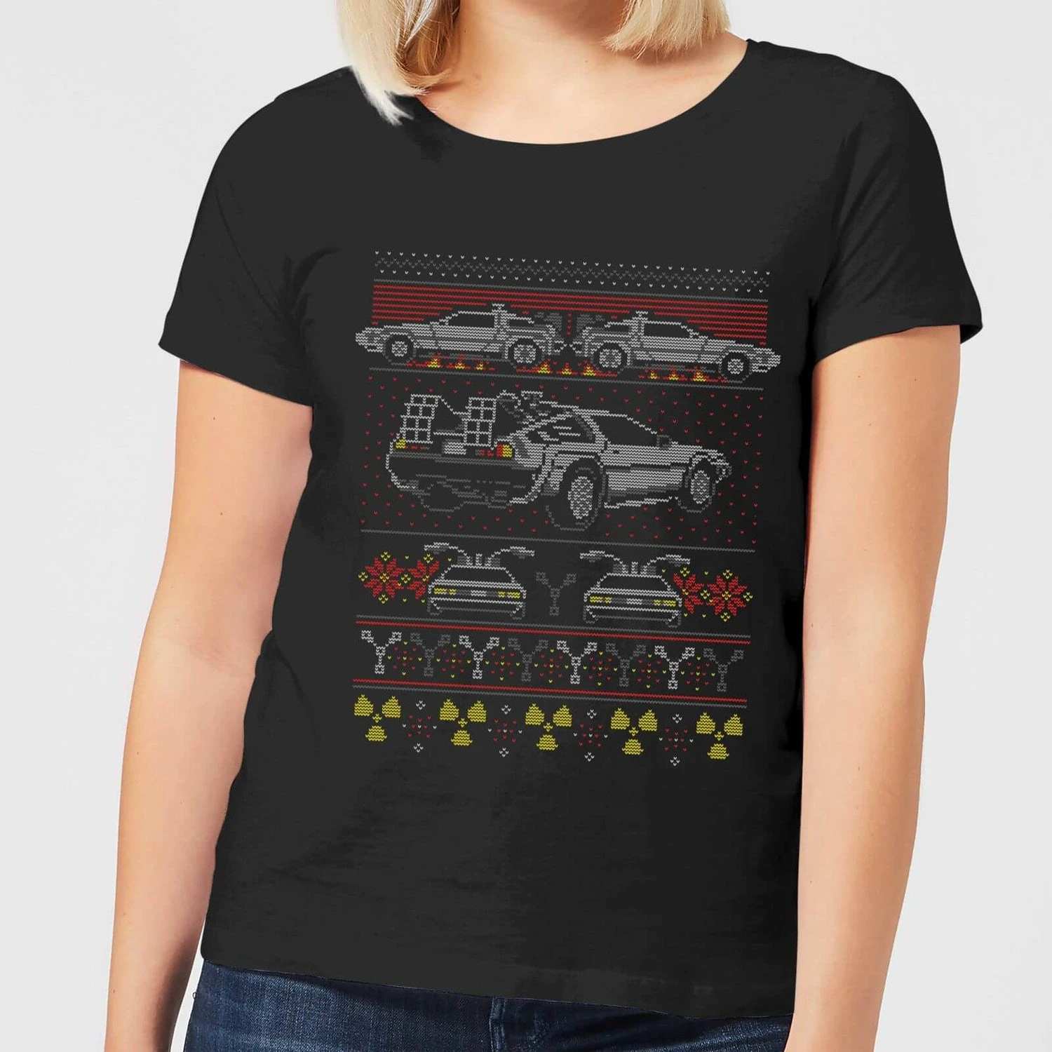 Back To The Future Back In Time For Christmas Women's T-Shirt - Black 3 Back To The Future Back In Time For Christmas Women's T-Shirt - Black