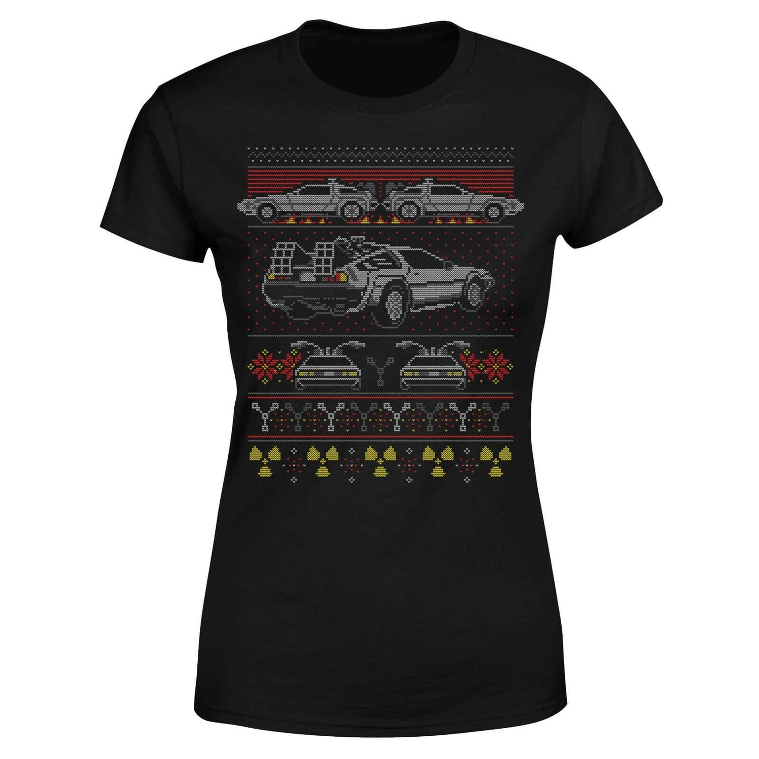 Back To The Future Back In Time For Christmas Women's T-Shirt - Black 7 Back To The Future Back In Time For Christmas Women's T-Shirt - Black - Image 5
