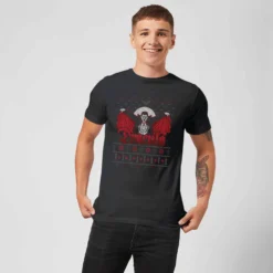 Universal Monsters Dracula Christmas Men's T-Shirt - Black -Christmas Clothes Store 11919875 7374618797748401