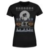 E.T. The Extra-Terrestrial Christmas Women's T-Shirt - Black -Christmas Clothes Store 11920098 1204618837028184