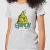Dr. Seuss The Grinch Face Women's Christmas T-Shirt - Grey 2 Dr. Seuss The Grinch Face Women's Christmas T-Shirt - Grey -Christmas Clothes Store 11920371 3264624782677247