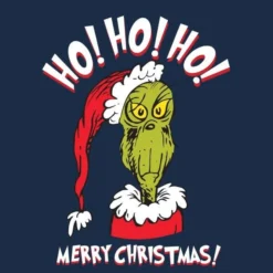 Dr. Seuss The Grinch Ho Ho Ho Women's Christmas T-Shirt - Navy 8 Dr. Seuss The Grinch Ho Ho Ho Women's Christmas T-Shirt - Navy -Christmas Clothes Store 11920395 8924624783318167