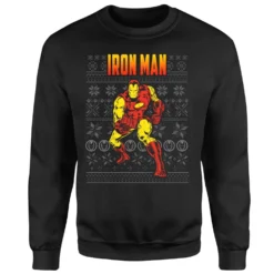 Marvel Avengers Classic Iron Man Christmas Jumper - Black 9 Marvel Avengers Classic Iron Man Christmas Jumper - Black -Christmas Clothes Store 11923317 1154626063114108