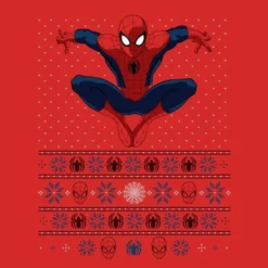 Marvel Avengers Spider-Man Christmas Jumper - Red -Christmas Clothes Store 11923362 2674626064058925