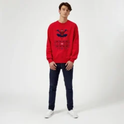 Marvel Avengers Spider-Man Christmas Jumper - Red -Christmas Clothes Store 11923362 9784626064374162