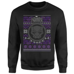 Marvel Avengers Black Panther Christmas Jumper - Black -Christmas Clothes Store 11923392 1604626065891217