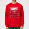 Marvel Avengers Pixel Art Christmas Jumper - Red -Christmas Clothes Store 11923428 2014626066533094