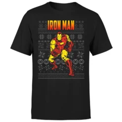 Marvel Avengers Classic Iron Man Men's Christmas T-Shirt - Black 11 Marvel Avengers Classic Iron Man Men's Christmas T-Shirt - Black -Christmas Clothes Store 11923449 1604619817202341
