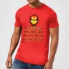 Marvel Avengers Iron Man Pixel Art Men's Christmas T-Shirt - Red -Christmas Clothes Store 11923509 3004619814718743