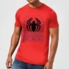 Marvel Avengers Spider-Man Logo Men's Christmas T-Shirt - Red