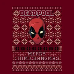 Marvel Deadpool Women's Christmas Jumper - Burgundy 7 Marvel Deadpool Women's Christmas Jumper - Burgundy -Christmas Clothes Store 11923853 3994625263062894