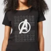 Marvel Avengers Logo Women's Christmas T-Shirt - Black 2 Marvel Avengers Logo Women's Christmas T-Shirt - Black -Christmas Clothes Store 11924028 7614624501834011