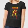 Marvel Avengers Classic Iron Man Women's Christmas T-Shirt - Black -Christmas Clothes Store 11924058 1554624503502617