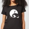 Disney Nightmare Before Christmas Jack And Sally Moon Women's T-Shirt - Black -Christmas Clothes Store 11926292 3144621124052324