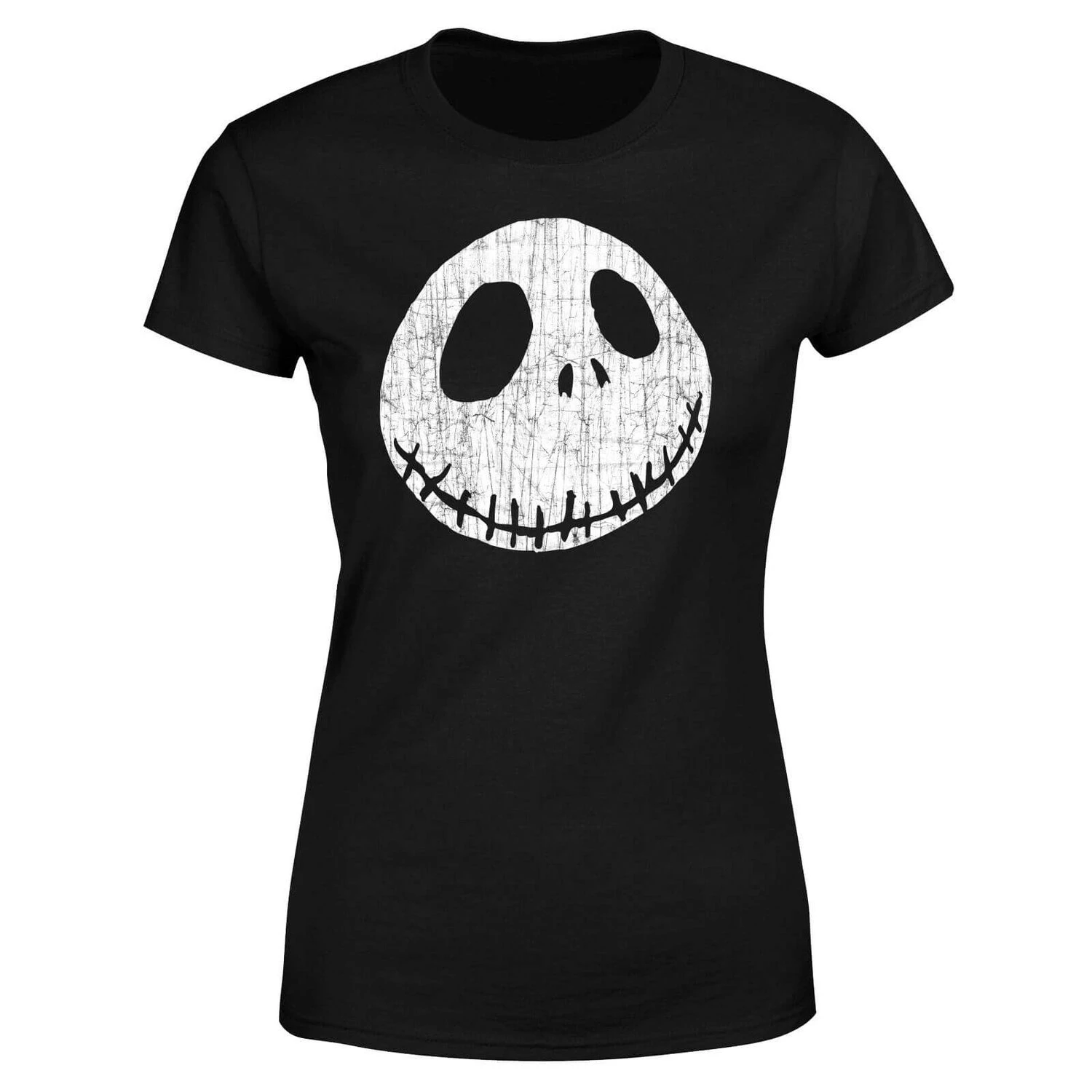 Disney Nightmare Before Christmas Jack Skellington Crinkle Women's T-Shirt - Black 7 Disney Nightmare Before Christmas Jack Skellington Crinkle Women's T-Shirt - Black - Image 5