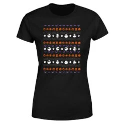 Disney Nightmare Before Christmas Jack Pumpkin Faces Women's T-Shirt - Black 11 Disney Nightmare Before Christmas Jack Pumpkin Faces Women's T-Shirt - Black -Christmas Clothes Store 11926342 1184621126077258