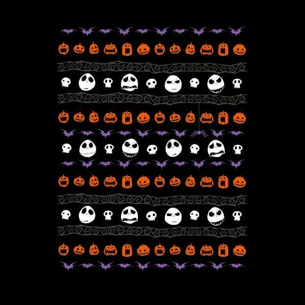 Disney Nightmare Before Christmas Jack Pumpkin Faces Women's T-Shirt - Black 4 Disney Nightmare Before Christmas Jack Pumpkin Faces Women's T-Shirt - Black - Image 2
