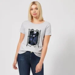 Disney Nightmare Before Christmas Jack Skellington Zero Pose Women's T-Shirt - Grey 9 Disney Nightmare Before Christmas Jack Skellington Zero Pose Women's T-Shirt - Grey -Christmas Clothes Store 11926352 1344621126208073