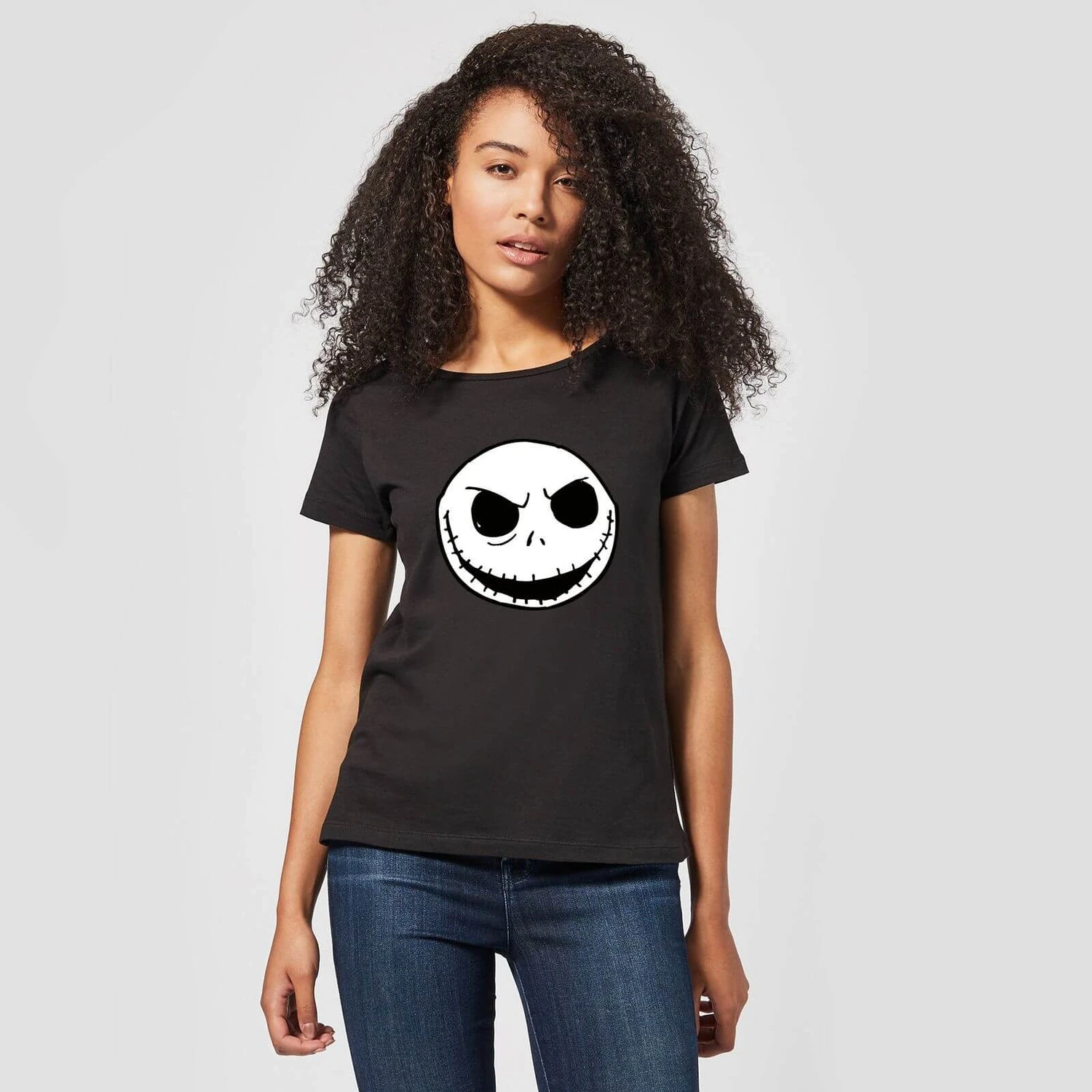 Disney Nightmare Before Christmas Jack Skellington Women's T-Shirt - Black 5 Disney Nightmare Before Christmas Jack Skellington Women's T-Shirt - Black - Image 3