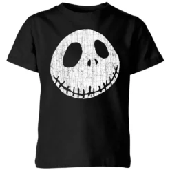 Disney The Nightmare Before Christmas Jack Skellington Crinkle Kids' T-Shirt - Black