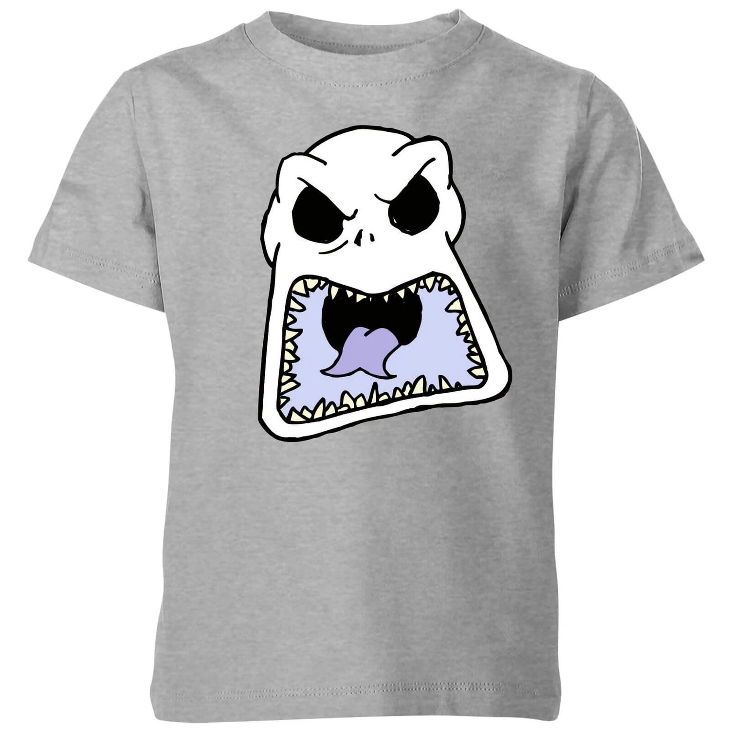 Disney The Nightmare Before Christmas Jack Skellington Angry Face Kids' T-Shirt - Grey 3 Disney The Nightmare Before Christmas Jack Skellington Angry Face Kids' T-Shirt - Grey