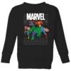 Marvel Avengers Group Kids Christmas Jumper - Black -Christmas Clothes Store 11928222 4014621630076568