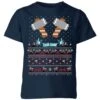 Marvel Avengers Thor Pixel Art Kids Christmas T-Shirt - Navy 2 Marvel Avengers Thor Pixel Art Kids Christmas T-Shirt - Navy -Christmas Clothes Store 11928384 4644621631483541